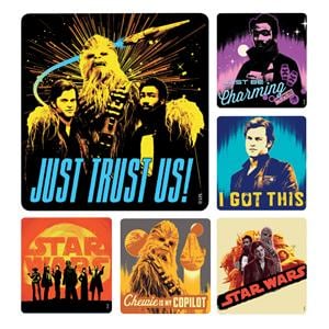 Stickers Star Wars Han Solo Assorted 100/Rl