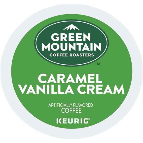 Green Mountain Coffee Caramel Vanilla Cream Coffee K-Cups, 24/box 24/Bx
