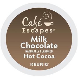 Cafe Escapes Milk Chocolate Hot Cocoa K-Cups, 24/box 24/Bx