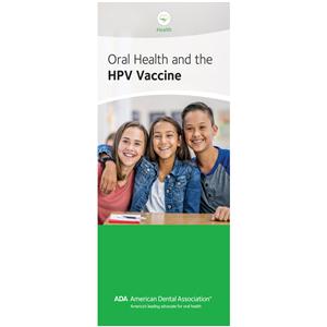 ADA Brochure Brochure Oral Health HPV Virus 6 Panels English Adult 50/Pk
