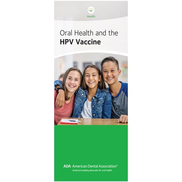 ADA Brochure Brochure Oral Health HPV Virus 6 Panels English Adult 50/Pk