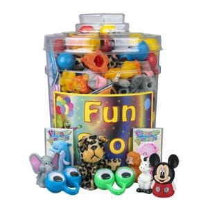 Finger Puppet Canister Mix Assorted 120/Pk