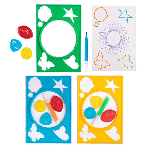 Toy Spirograph Assorted Colors 24/Pk