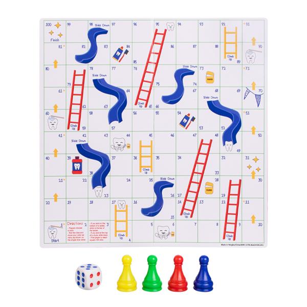 Toy Ladder Game Assorted Colors 24/Pk
