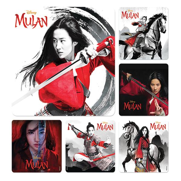 Stickers Disney Mulan Live Action Assorted 100/Rl