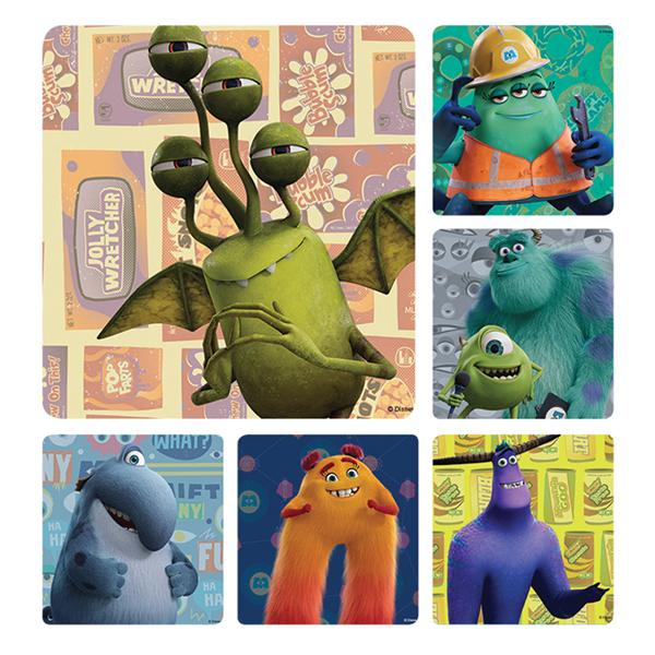 Disney Pixar Stickers Monsters at Work Assorted 100/Rl