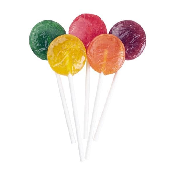 Sugar Lollipops Assorted Assorted 290/Pk