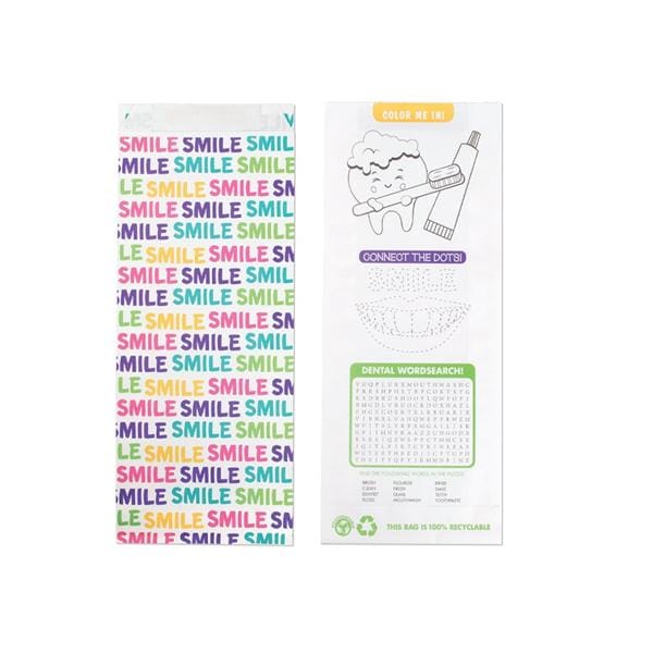 Fully Biodegradable & Recyclable Bags Paper Scatter Smile 100/Pk
