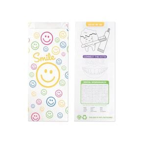 Fully Biodegradable & Recyclable Bags Paper Smile Face 100/Pk