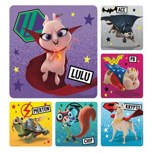 Stickers 2.5 in x 2.5 in DC Super Pets 100/Rl