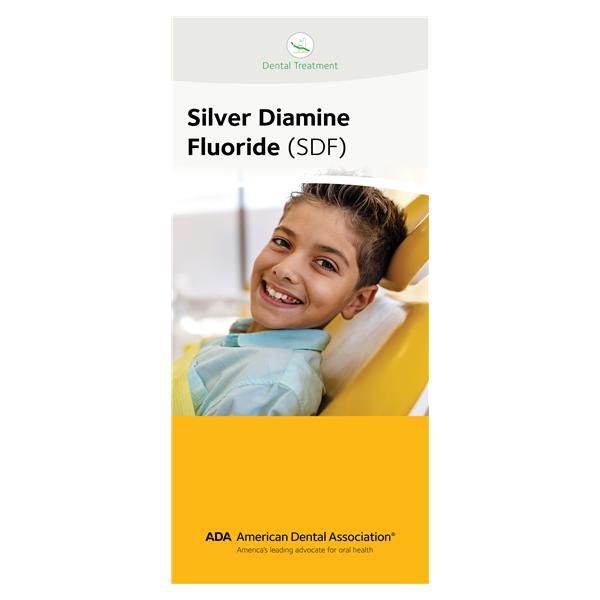 Brochure Patient Education Silver Diamine Fluoride 6 Panels English 50/Pk