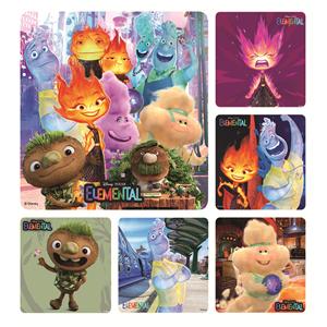 Disney Pixar Stickers Kids 2.5 in x 2.5 in Elemental 100/Rl