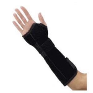 Splint Wrist/Forearm Size Small Suede Leatherette 11" Left