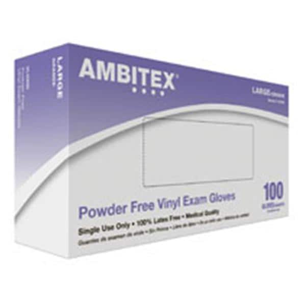 Ambitex Vinyl Gloves Latex-Free Large 