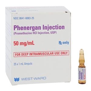 Phenergan Injection 50mg/mL Ampule 1mL 25/Bx