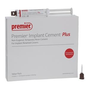Premier Implant Cement Plus Implant Cement Pink Value Pack 3/Pk