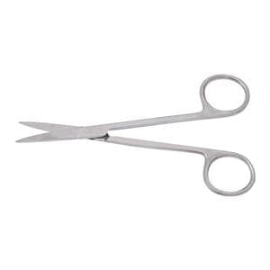 Iris Scissors Straight 4-1/2" Stainless Steel Non-Sterile Ea