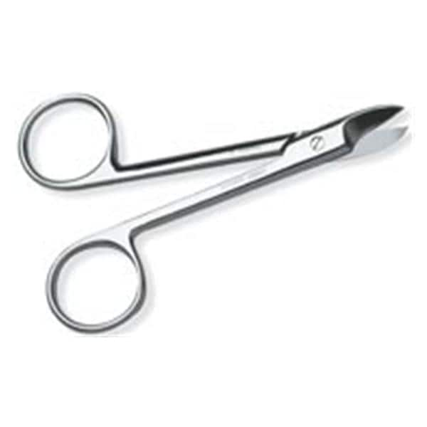 Crown & Collar Scissors 4 in Curved Ea