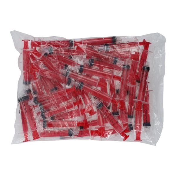 CanalPro Irrigation Syringe Luer Lock 5 cc Red