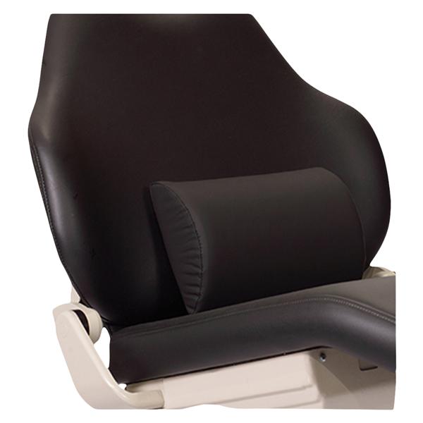 Crescent Memory Backrest Black Memory Foam Ea