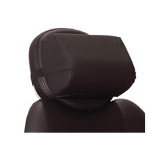 Crescent Headrest Black Memory Foam Ea