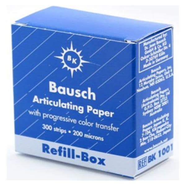 Recharge pour Papier à articuler 200 microns - Boîte rouge BK02 - Bausch