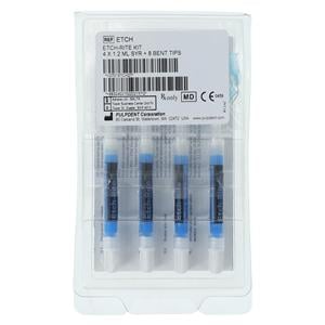 Etch-Rite 38% Phosphoric Acid Syringe Etching Gel 1.2 mL Complete Kit 4/Bx