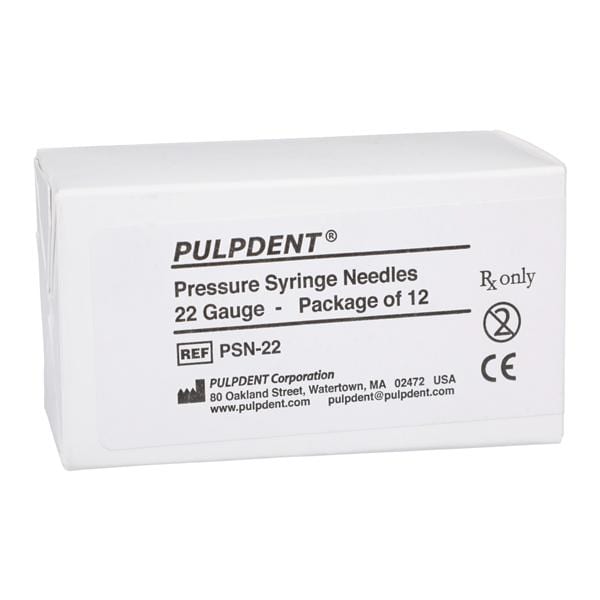 RC Pressure Syringe Pressure Needle 22 Gauge 12/Bx