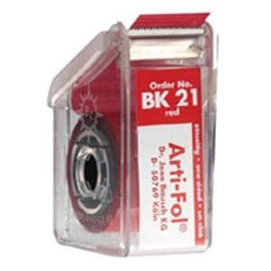 Arti-Fol Articulating Film Ultra Thin BK-21 Red Single Sided Roll in Dispenser