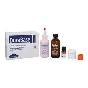 DuraBase Reline Material Hard Rebase Self Cure Pink 4oz/Pk