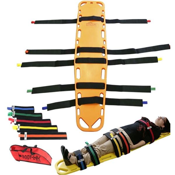 Body Loc Restraint Strap System 5 Adjustable Straps Hook and Loop Ea