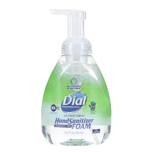 Dial Foam Sanitizer 15.2 oz Fragrance Free Ea, 4 EA/CA