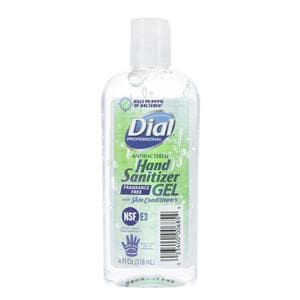 Dial Gel Sanitizer 4 oz Fragrance Free Ea, 24 EA/CA