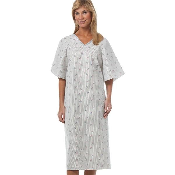 Patient Gown Large Matchsticks Ea