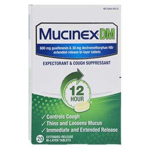 Mucinex DM Tablets 600/30mg Extended Release UD 20/Bx, 24 BX/CA