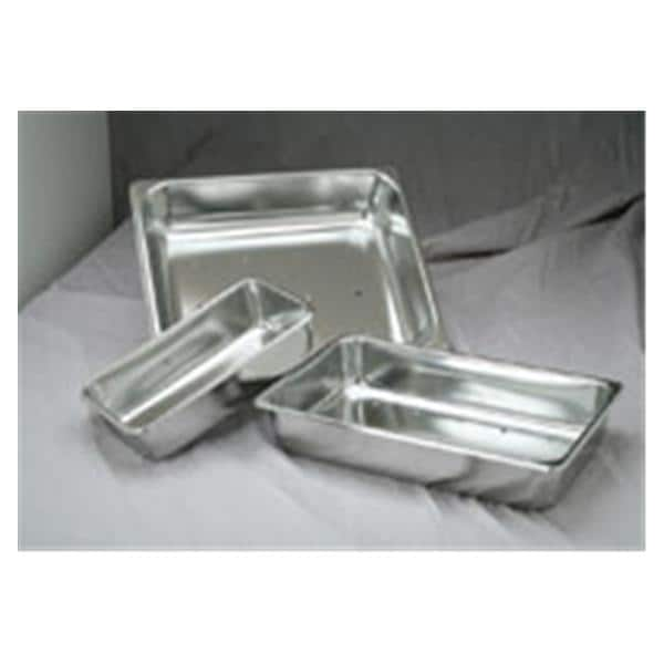 Instrument Tray 8-7/8x5x2" Stainless Steel Autoclavable Ea