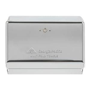 Space Saver PRO SERIES Manual Towel Dispenser Chrome Steel Ea