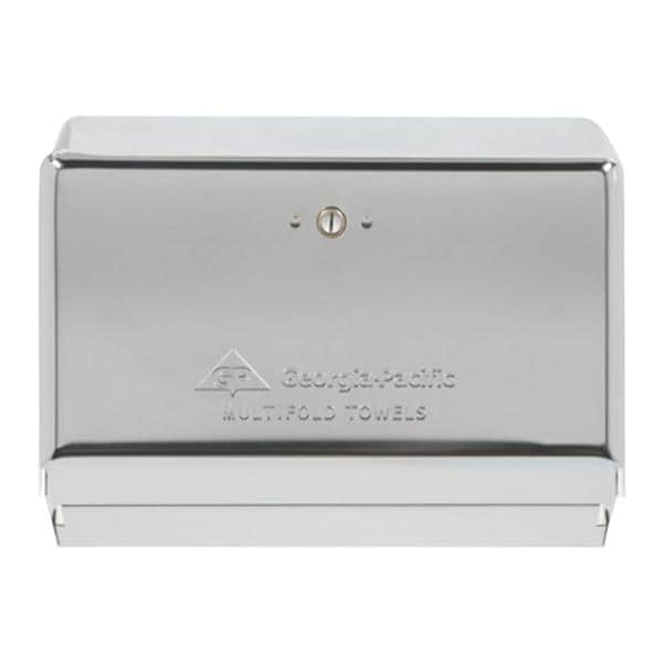 Space Saver PRO SERIES Manual Towel Dispenser Chrome Steel Ea