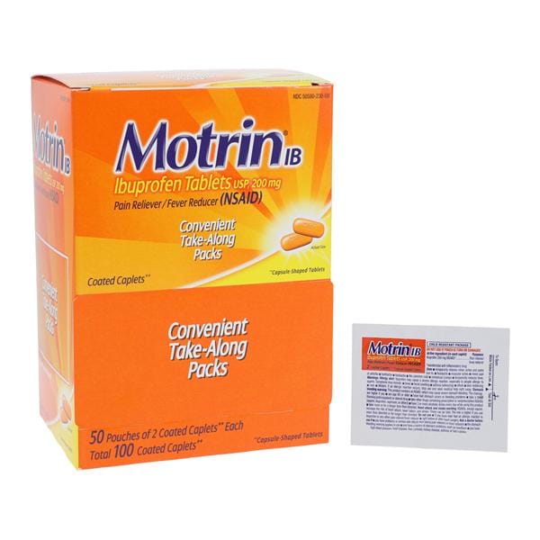 Motrin IB NSAID Tablets 200mg 50x2/Bx