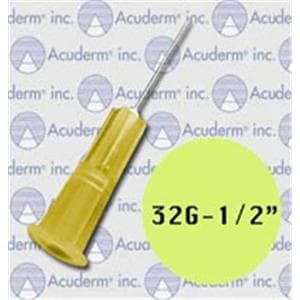 AcuNeedle Hypodermic Needle 32gx1/2" Conventional 100/BX, 1 BX/CA
