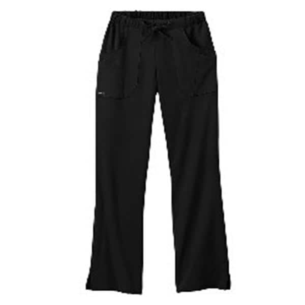 Jockey Scrub Pant Poly/Ryn/Spndx 4 Pockets X-Small Black Womens Ea