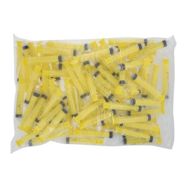Luer Lock Style Irrigation Syringe 12 cc Yellow