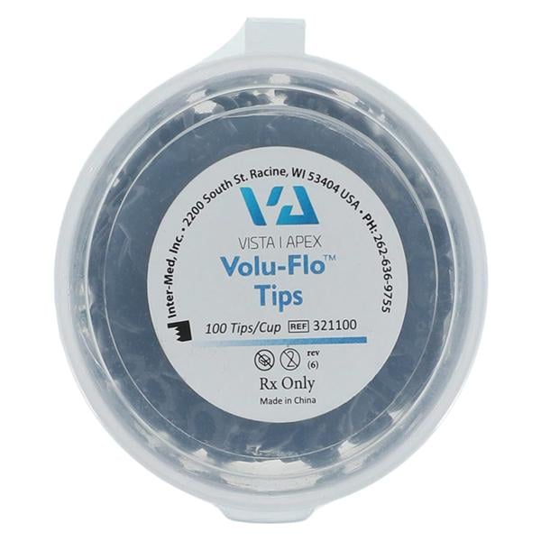 Volu-Flo Dispensing Tips Photosensitive Opaque 18 Gauge 100/Pk