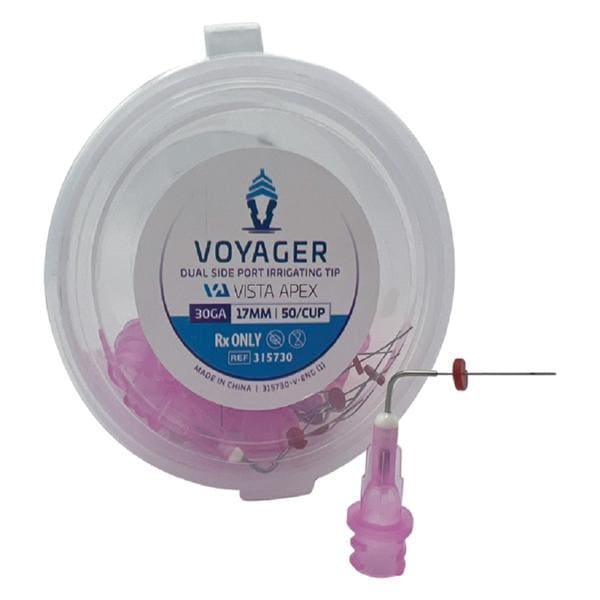 Voyager Dual Side Port Irrigating Tips 30 Gauge 17 mm 50/Pk