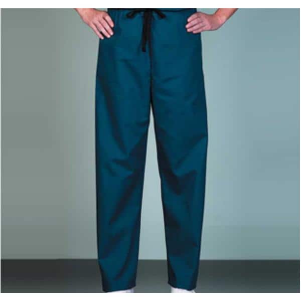 Scrub Pant 65% Polyester / 35% Cotton 1 Pocket Medium Caribbean Blue Unisex EA