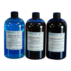 Quick III Solution Set Fixative Clear Plastic 1gal Bottle Gallon