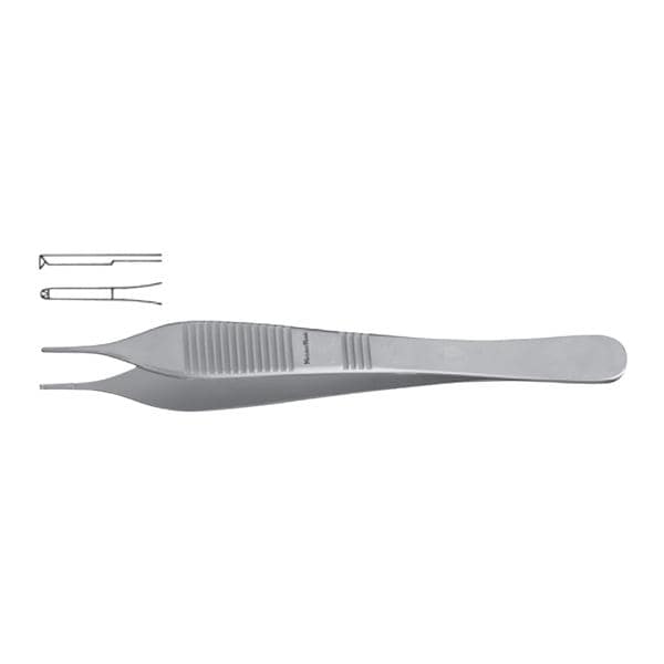 Meister-Hand Adson Tissue Suture Forcep Straight 4-3/4" Autoclavable Ea