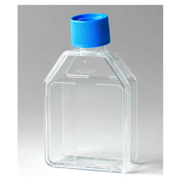 Falcon Cell Culture Flask Polystyrene 70mL Rectangular Canted Neck 25cm 100/Ca