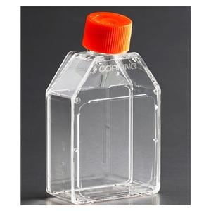 Cell Culture Flask Polystyrene 70mL Rectangular Canted Neck 25cm 500/Ca