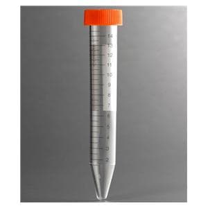 Centrifuge Tube PET 15mL 18x119mm Sterile 50/Pk